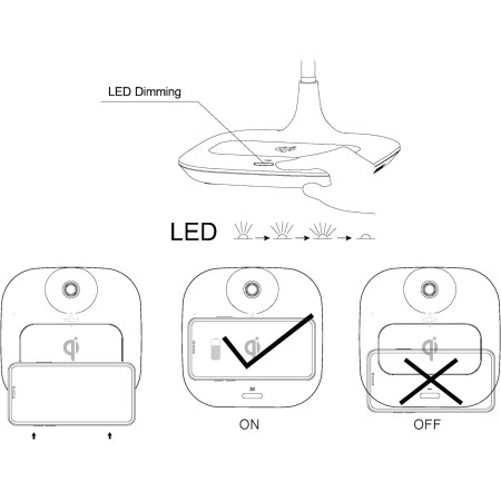 Eglo Lampada da Tavolo 3.4 W, Bianco