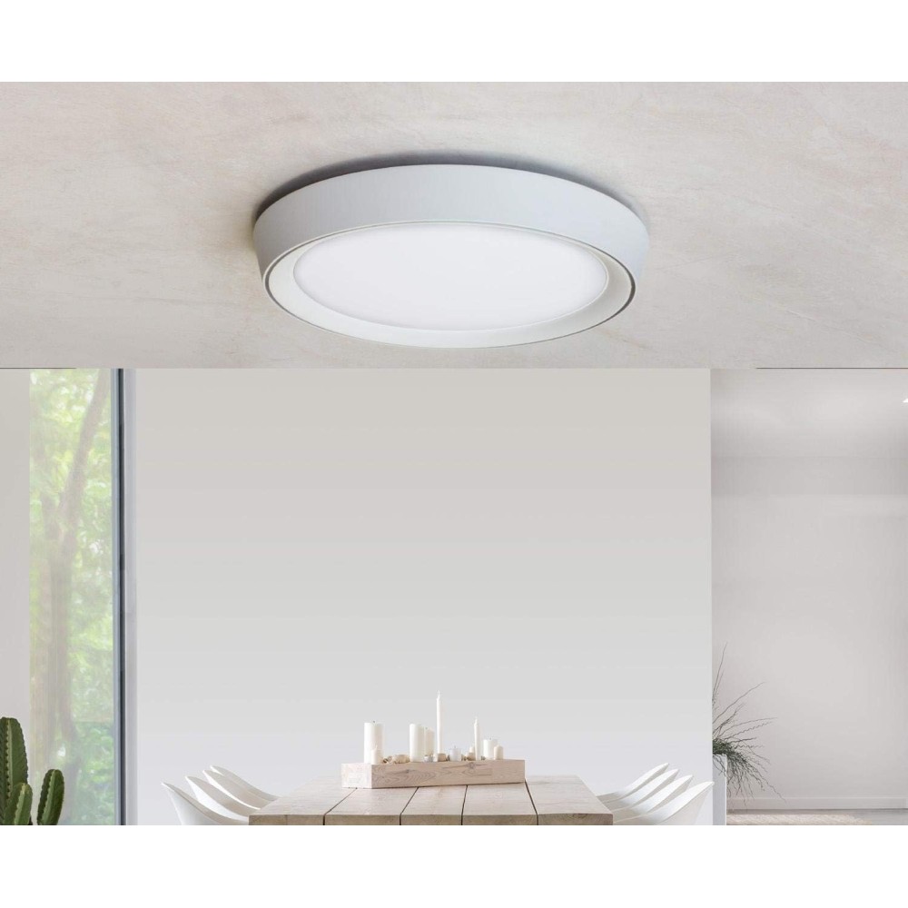 SIKREA 201 LAMPADA A SOFFITTO BIANCA