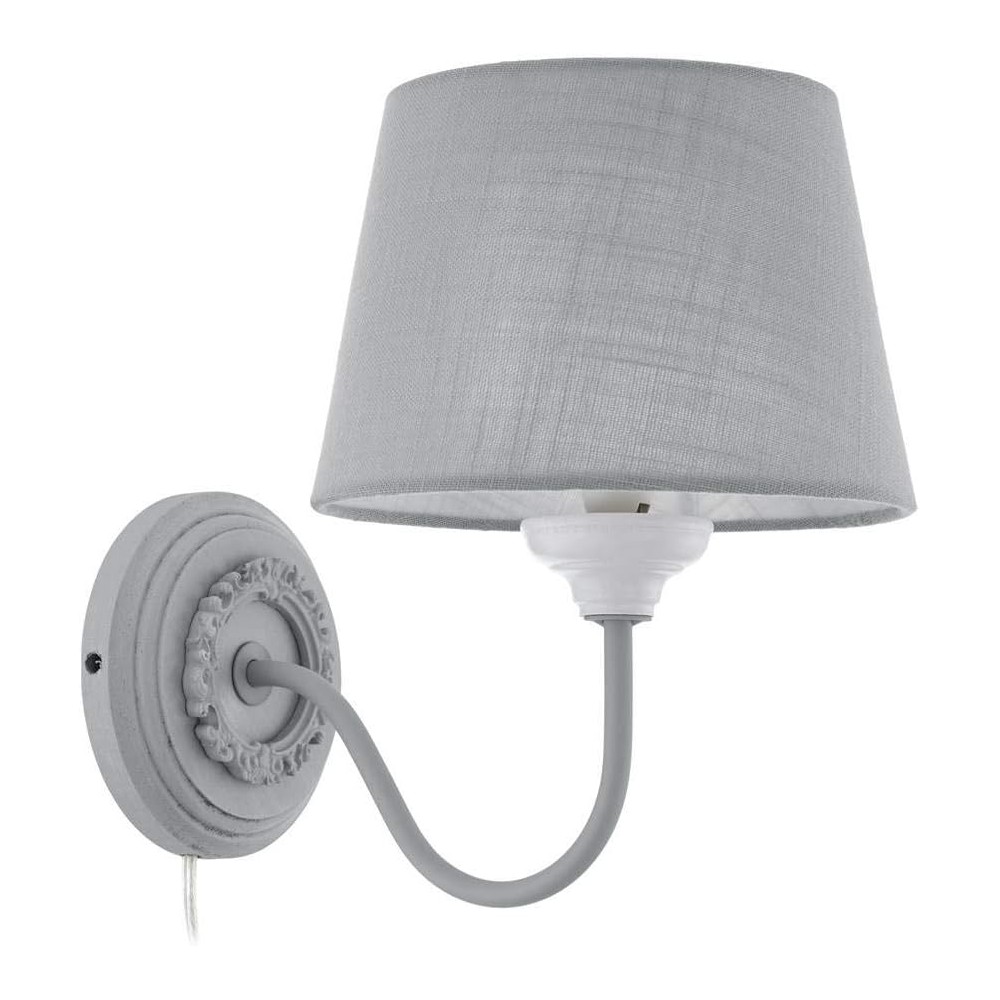 Lampada da parete LARACHE 2 grigio