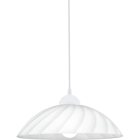 Eglo Vetro Lampadario a Sospensione E27, 60 W, Bianco