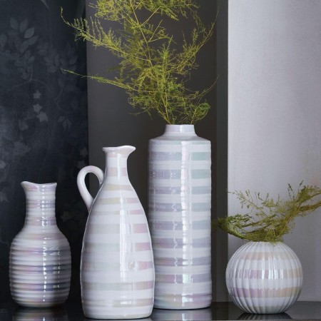 TOGNANA VASO ALLUNGATO CM 10X30H PORCELLANA MULTICOLOR ANDREA FONTEBASSO BLUSH