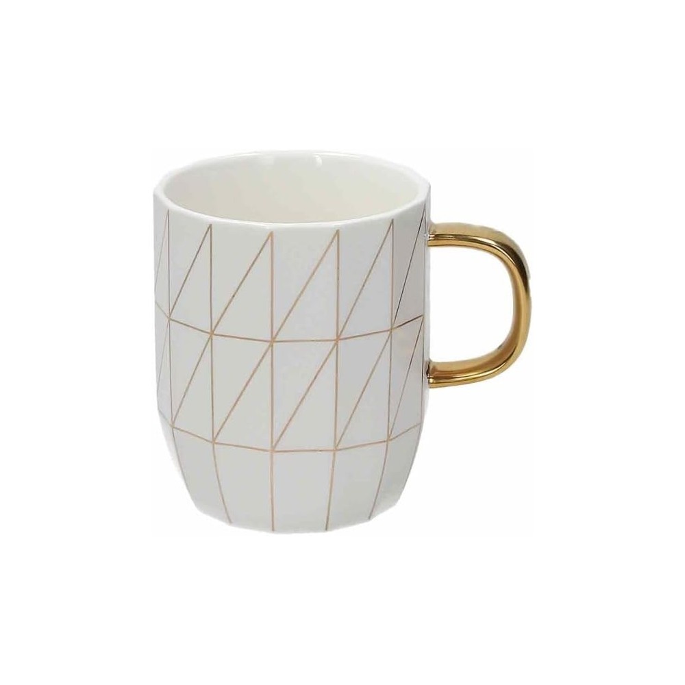 Andrea Fontebasso 1760 Mug Cc 380 Geometria Chery New Bone China Oro LINEA NEW MILK&COFFEE