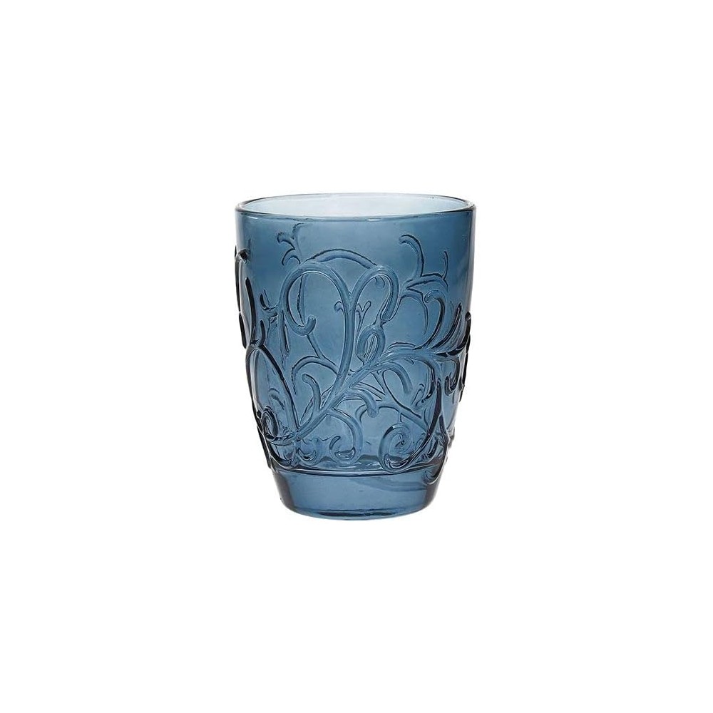 ANDREA FONTEBASSO 1760 Set 6 Bicchieri Vetro Marriage Blu