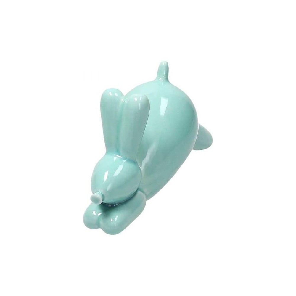 ANDREA FONTEBASSO 1760 Cagnolino Acquamarina H.10 Doggie Ceramica Azzurro LINEA DOGGIE M92808
