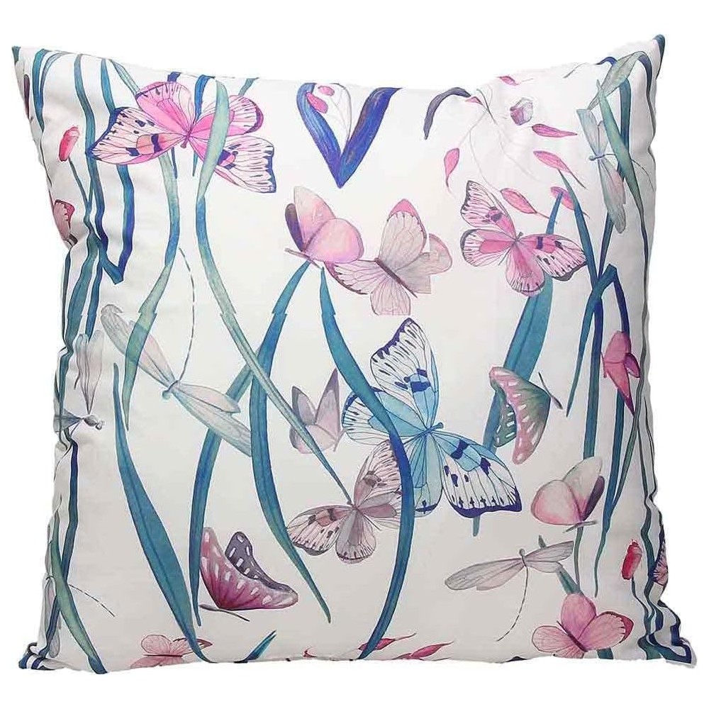 TOGNANA Cuscino Quadrato 60X60 Cm Poliestere Multicolor LINEA BUTTERFLY