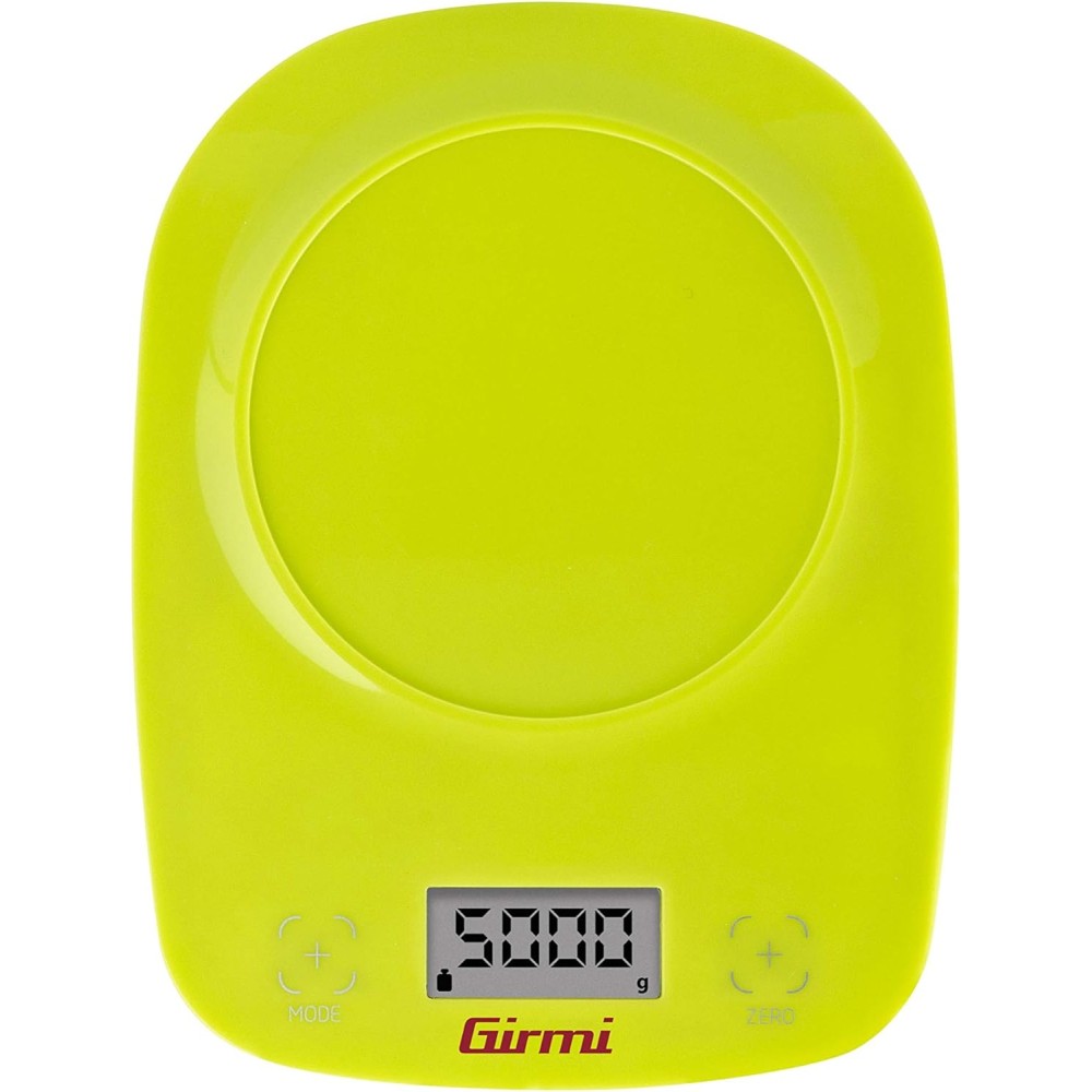 Girmi PS0103 Bilancia da Cucina, Plastica, 1 gr/ 5kg, Display LCD 45 x 22mm