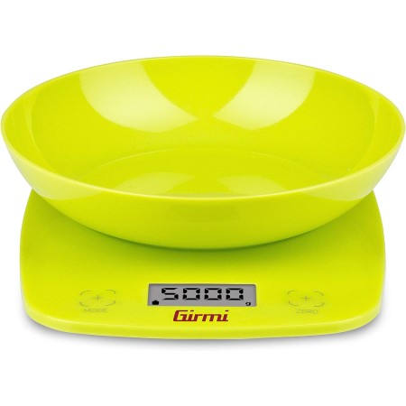 Girmi PS0103 Bilancia da Cucina, Plastica, 1 gr/ 5kg, Display LCD 45 x 22mm