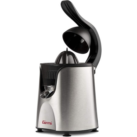 Girmi SR56 Spremiagrumi 85W, Capacità 400cc, Corpo Inox, Due coni per agrumi, Braccio premiagrumi