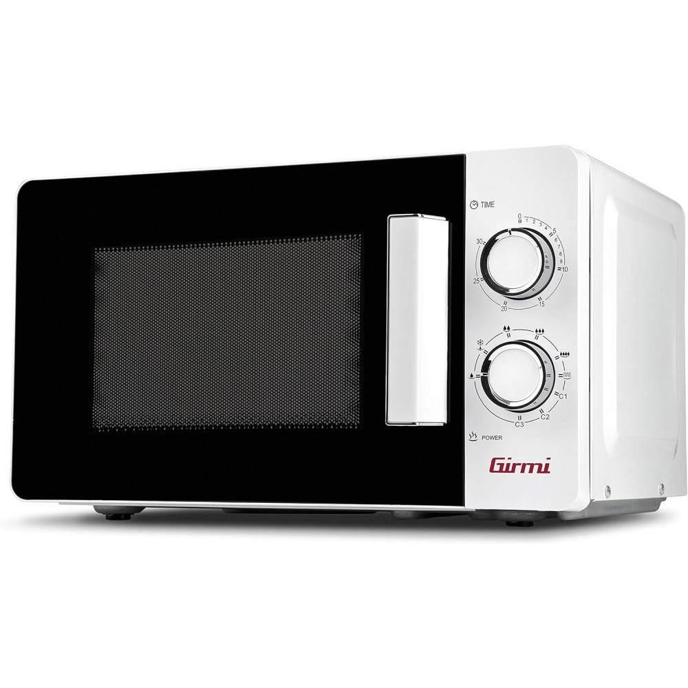 Girmi FM04 Forno a Microonde Combinato, 20 Ltri, 3 modalità di cottura, 700W microonde, 800W grill