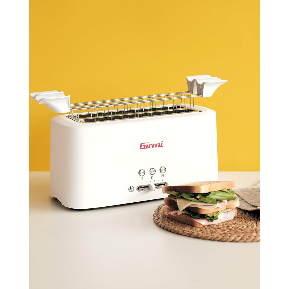 Tostapane Girmi Tp20, 900W, Plastica, Bianco